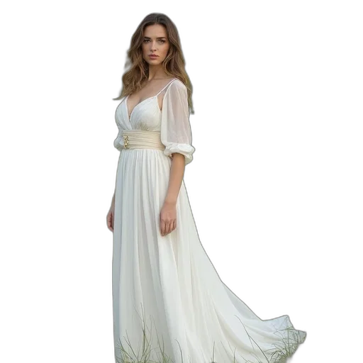 dress, photorealistic, concept art, woman transparent PNG cut-out