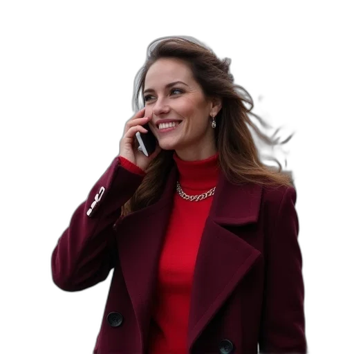 staff, jacket, jewelry, dress transparent PNG cut-out
