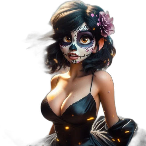 mask, dress, face, fantasy art transparent PNG cut-out