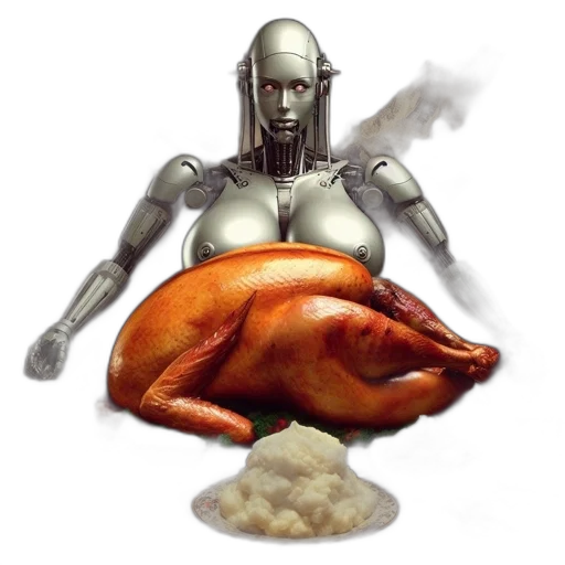 robot, food, animal, creature transparent PNG cut-out