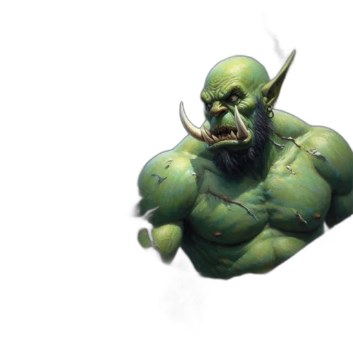 creature, concept art, fantasy art, 3d render transparent PNG cut-out