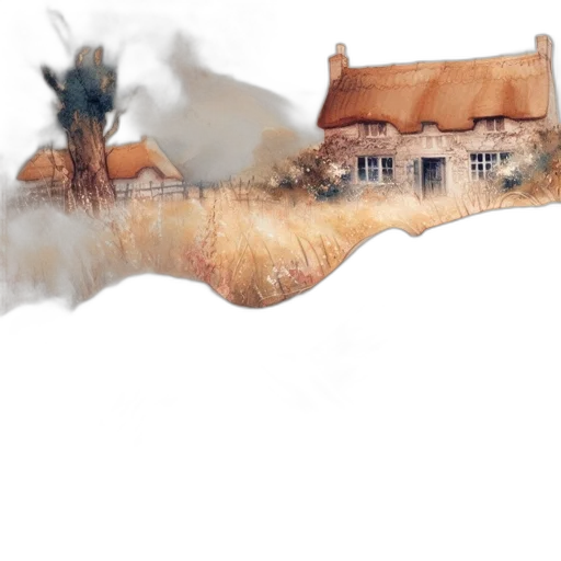 building, concept art, watercolor, fantasy art transparent PNG cut-out