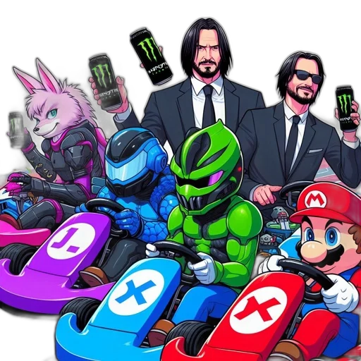 concept art, comic book art, pixel art, cartoon transparent PNG cut-out