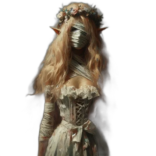 mask, dress, face, creature transparent PNG cut-out