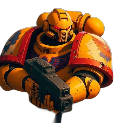 weapon, robot, concept art, 3d render transparent PNG cut-out