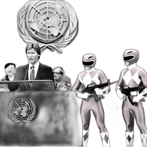 concept art, outer space, suited, speaker transparent PNG cut-out