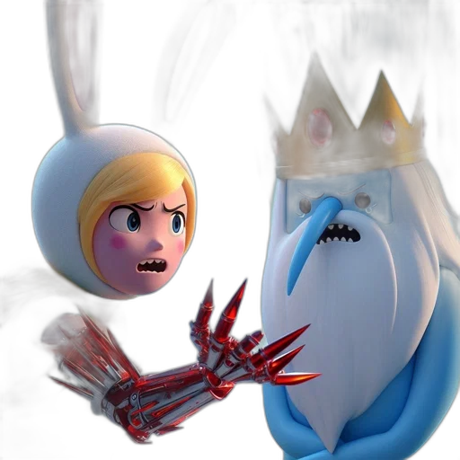 crown, creature, sword, weapon transparent PNG cut-out