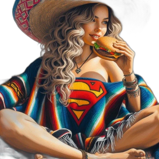food, dress, comic book art, concept art transparent PNG cut-out