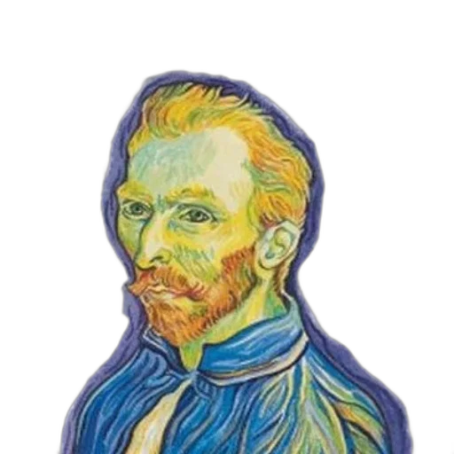 jacket, face, staff, oil painting transparent PNG cut-out