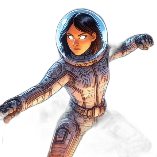 jacket, concept art, comic book art, fantasy art transparent PNG cut-out