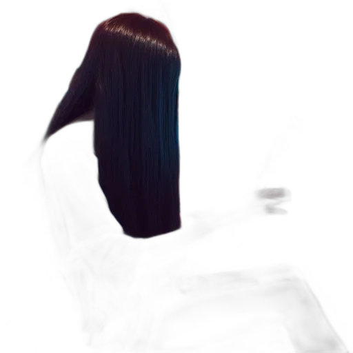 hair, face, mask, dress transparent PNG cut-out