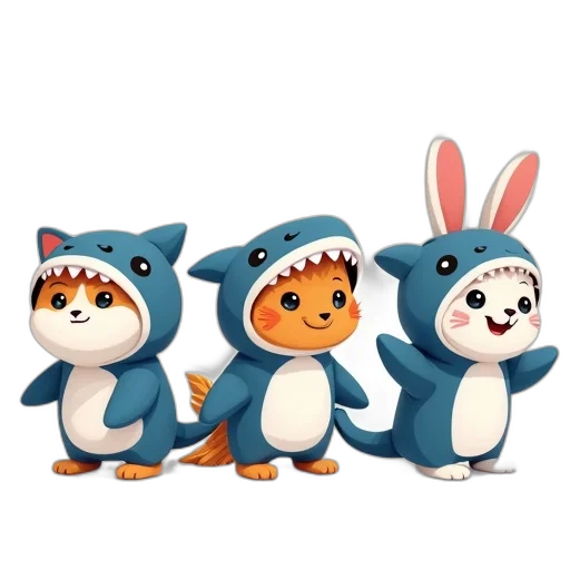 3d render, concept art, cartoon, blue transparent PNG cut-out