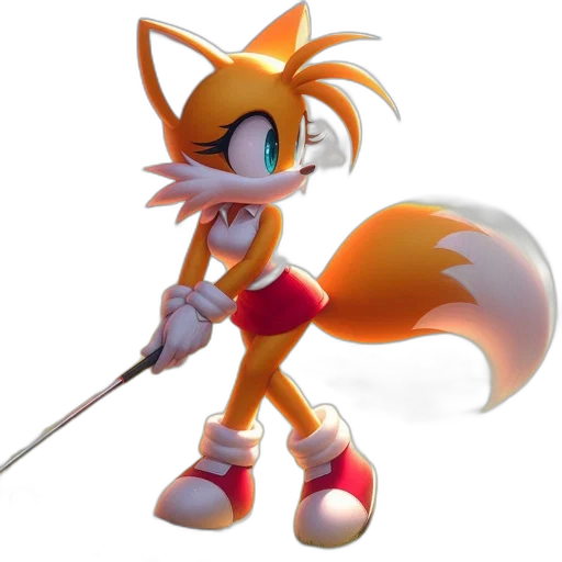 staff, animal, weapon, 3d render transparent PNG cut-out