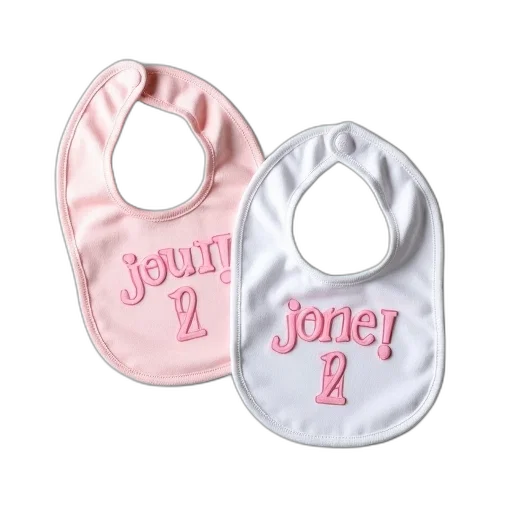 personalized, 1st, birthday, bib transparent PNG cut-out