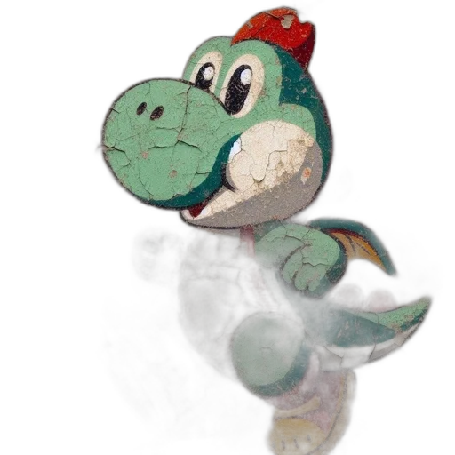 dragon, creature, hat, staff transparent PNG cut-out