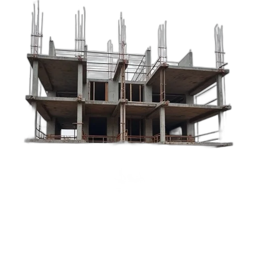 building, furniture, staff, 3d render transparent PNG cut-out