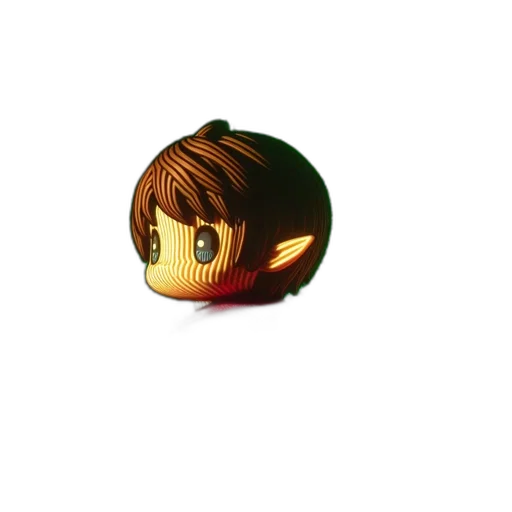 mask, hair, face, creature transparent PNG cut-out
