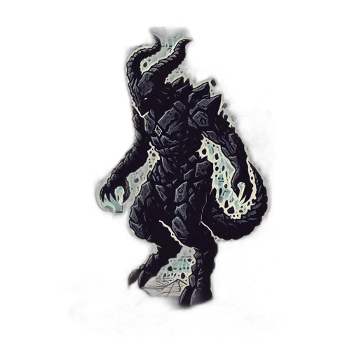 dragon, creature, animal, staff transparent PNG cut-out