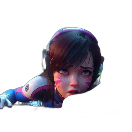 robot, face, weapon, jacket transparent PNG cut-out
