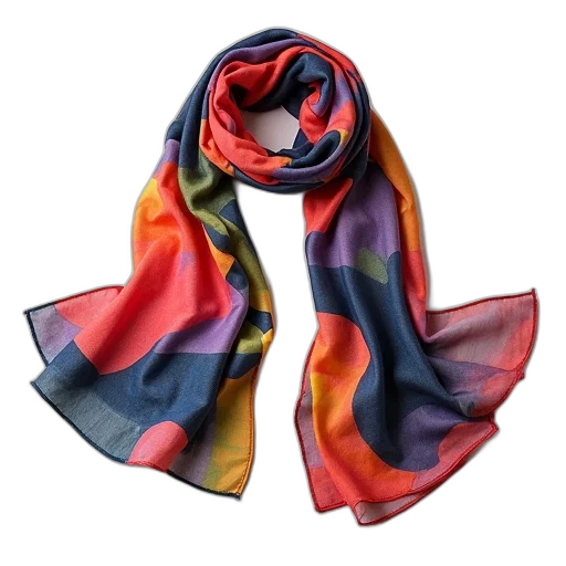 colorful, women, scarf, ladies transparent PNG cut-out