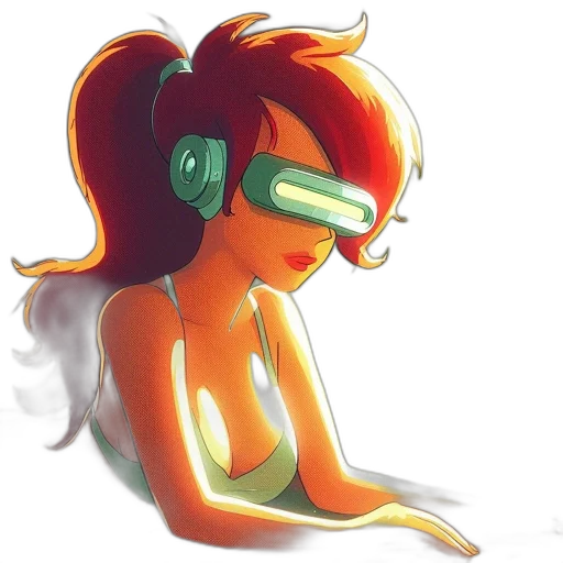 mask, concept art, cartoon, cyberpunk transparent PNG cut-out