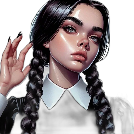 face, fantasy art, photorealistic, concept art transparent PNG cut-out