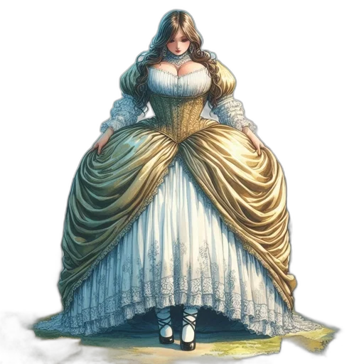 dress, crown, jewelry, jacket transparent PNG cut-out