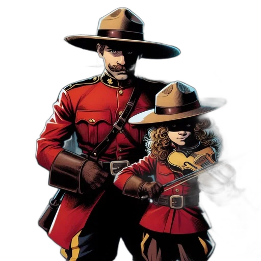 staff, comic book art, concept art, two transparent PNG cut-out