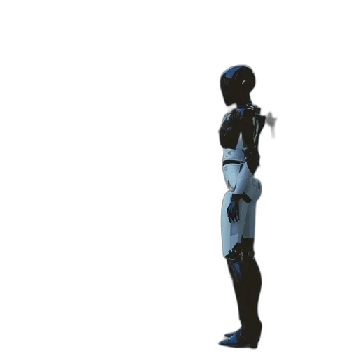 robot, staff, dress, weapon transparent PNG cut-out