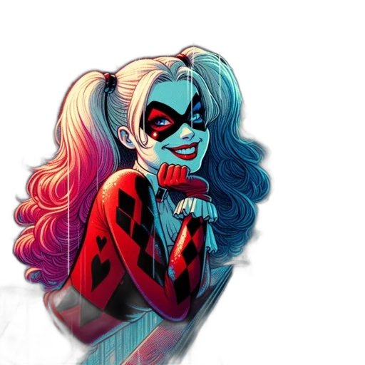 mask, comic book art, cartoon, concept art transparent PNG cut-out