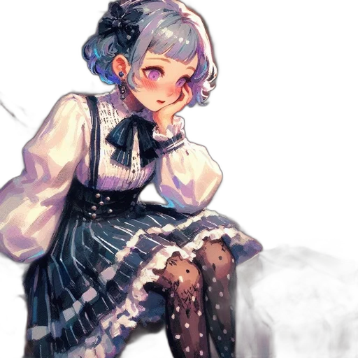 dress, staff, robot, face transparent PNG cut-out