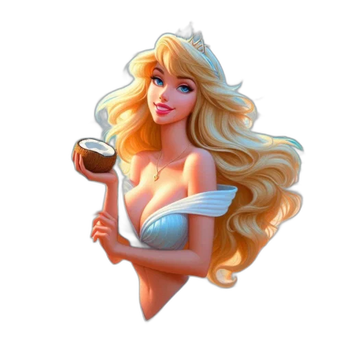 crown, dress, fantasy art, pixel art transparent PNG cut-out