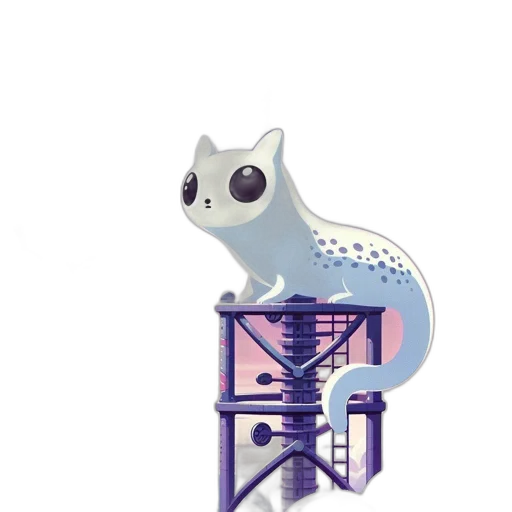 robot, staff, animal, creature transparent PNG cut-out