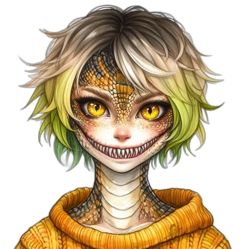 mask, face, creature, staff transparent PNG cut-out