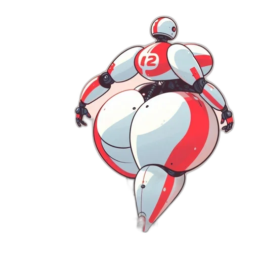 robot, weapon, creature, staff transparent PNG cut-out