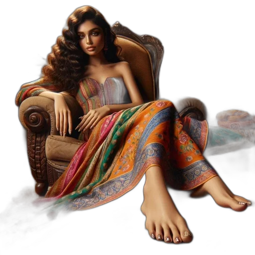 furniture, jewelry, dress, photorealistic transparent PNG cut-out