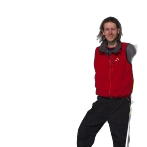jacket, staff, creature, hair transparent PNG cut-out