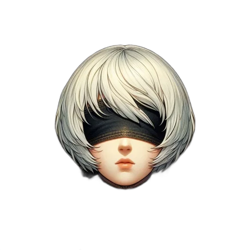 mask, hair, face, hat transparent PNG cut-out