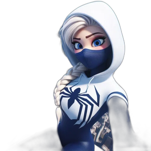 mask, creature, concept art, 3d render transparent PNG cut-out