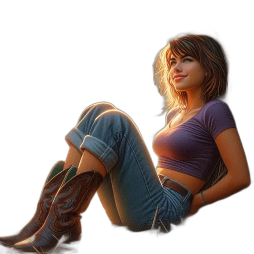 concept art, comic book art, fantasy art, photorealistic transparent PNG cut-out