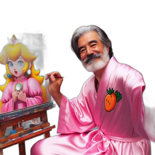 dress, weapon, vaporwave, concept art transparent PNG cut-out