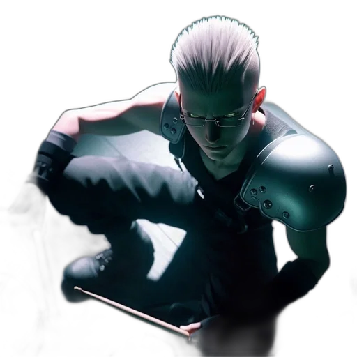 staff, jacket, weapon, mask transparent PNG cut-out