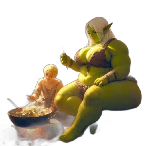 food, robot, concept art, fantasy art transparent PNG cut-out