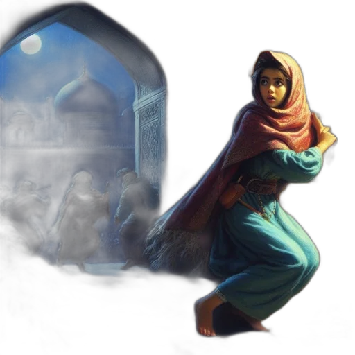 concept art, fantasy art, photorealistic, oil painting transparent PNG cut-out