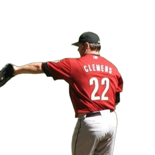 baseball, player, wearing, red transparent PNG cut-out