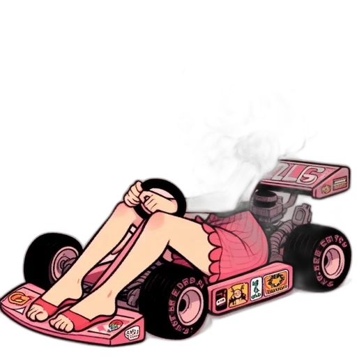 car, robot, shoes, dress transparent PNG cut-out