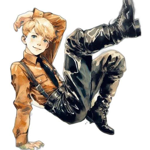 jacket, animal, creature, watercolor transparent PNG cut-out