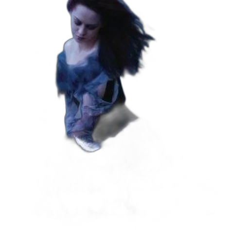 creature, dress, hair, face transparent PNG cut-out