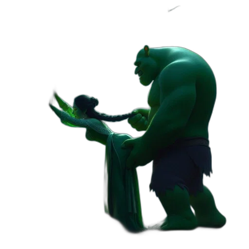 creature, animal, staff, weapon transparent PNG cut-out