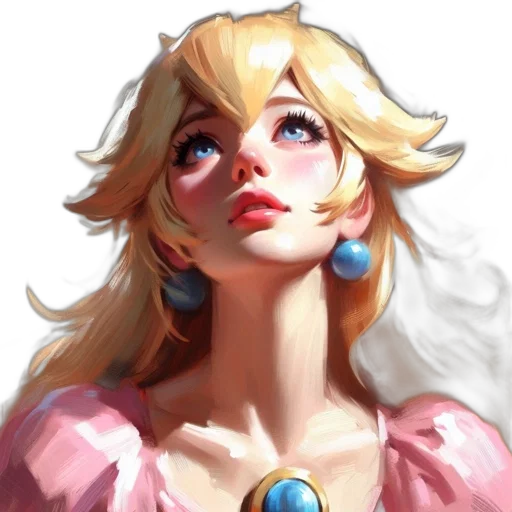 face, dress, crown, concept art transparent PNG cut-out